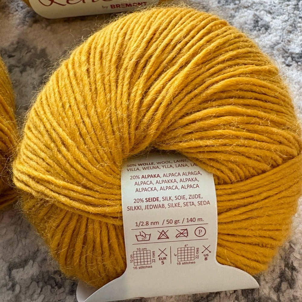 Leticia by Bremont Mustard Yarn Set - Picture 2 of 4
